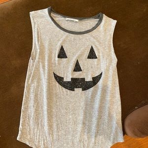 Halloween Glitter Tank Top